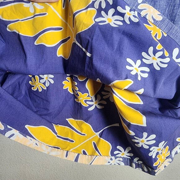 Reyn Spooner Shirt Mens 2XL Blue Floral Hawaiian Commemorative Classics Aloha - Picture 9 of 12